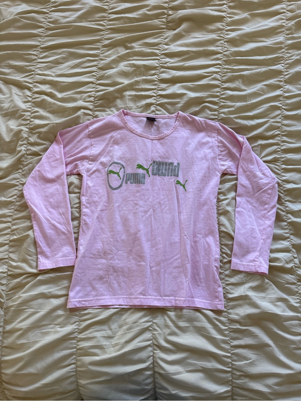 Puma Pink Long-Sleeve Tee